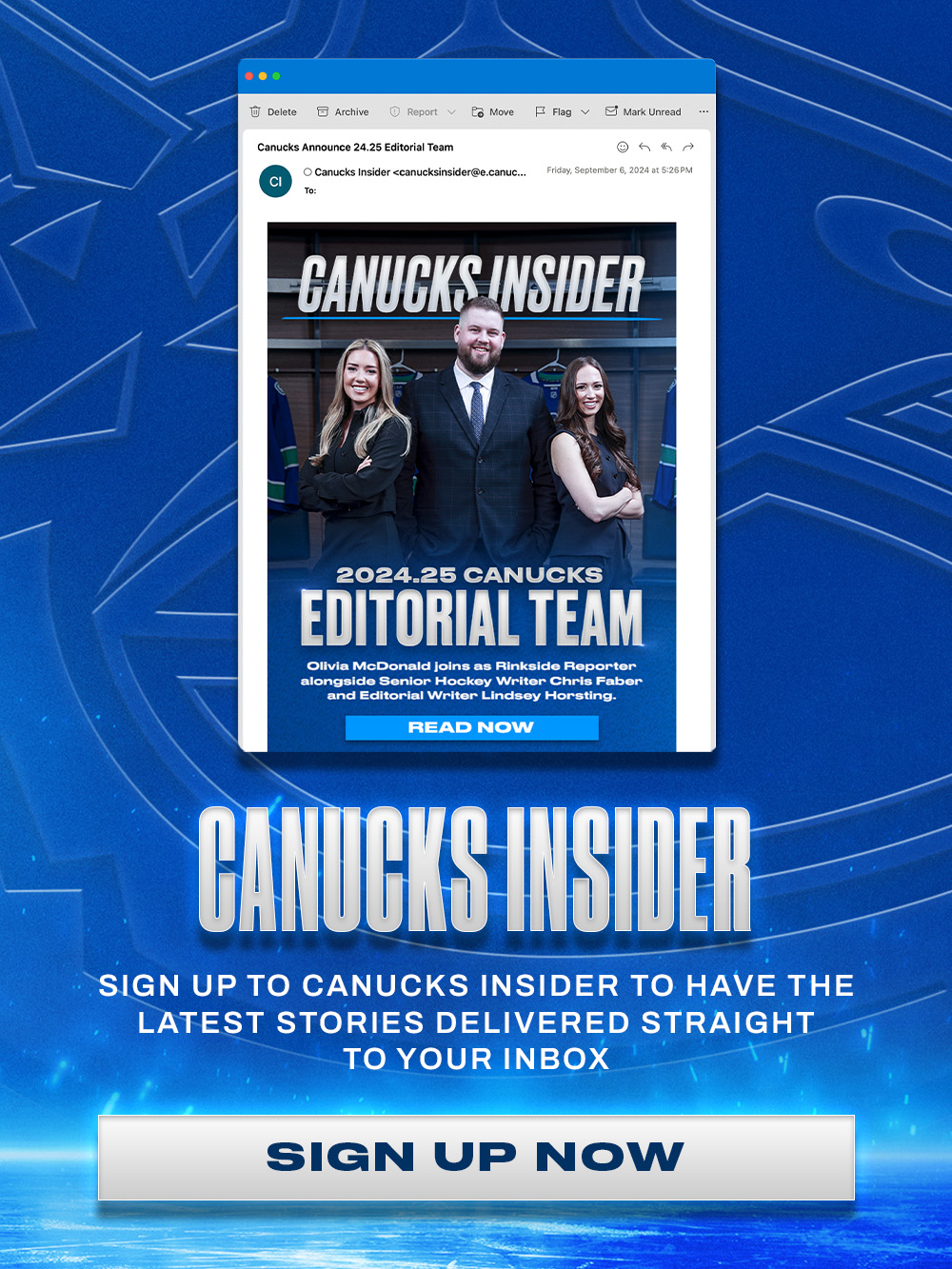 Sign Up For Canucks Insider