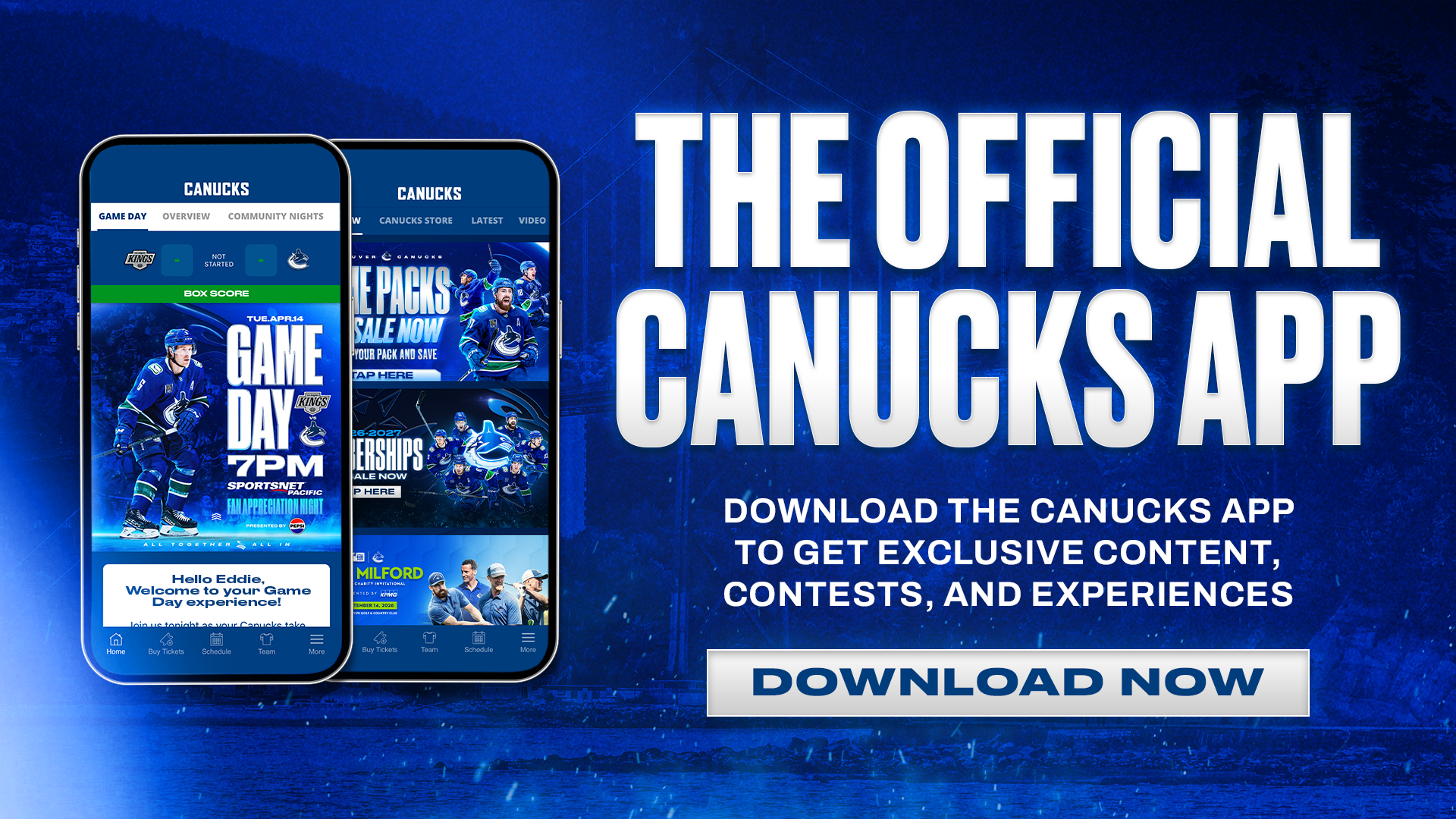 Download the Official Canucks Mobile App